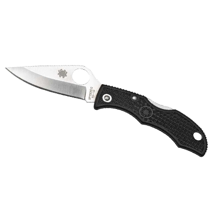 SPYDERCO LADYBUG3 BLACK FRN PLAIN