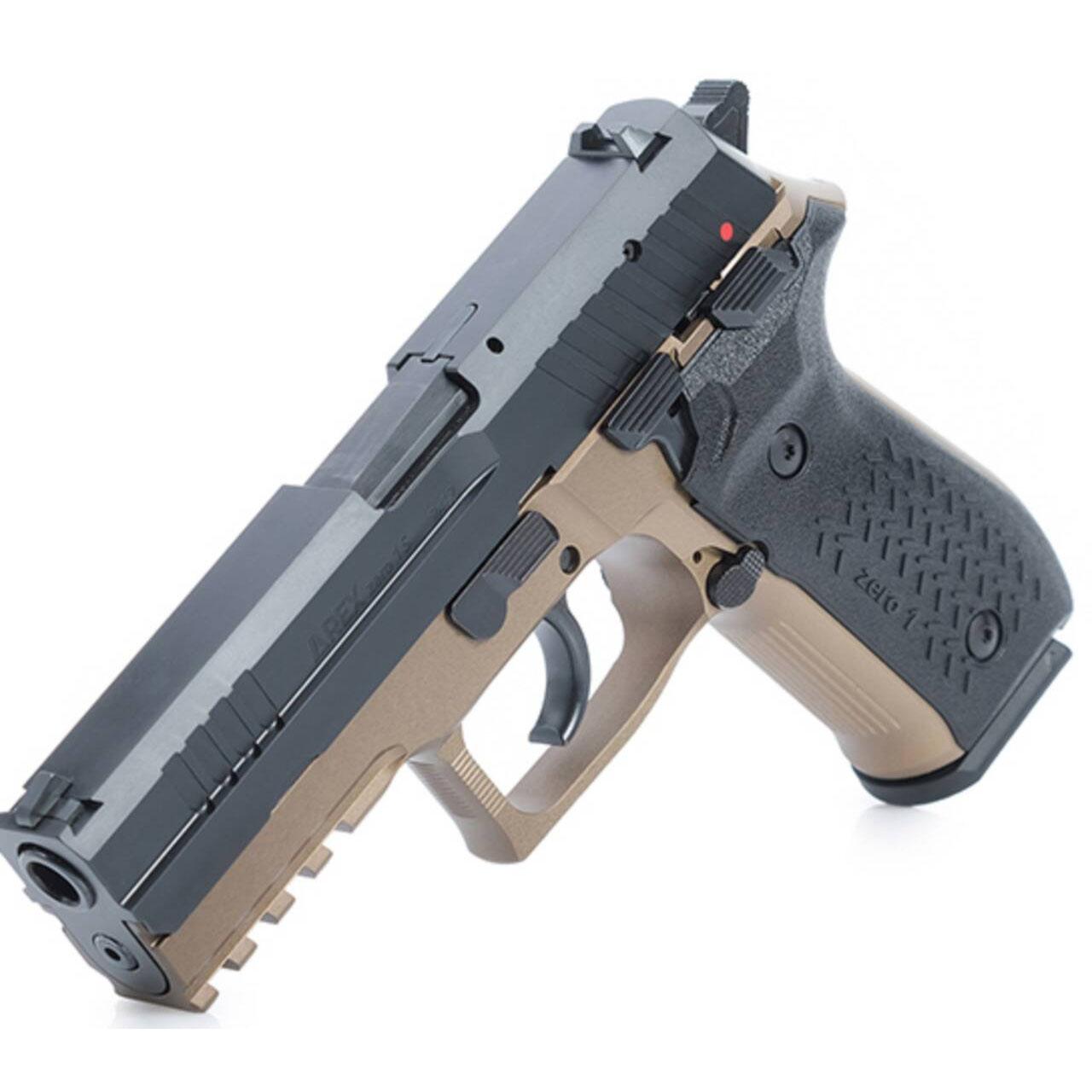 Global Ordnance Arex Zero 1S Handgun 9mm Luger 17rd Magazines(2) 4.25" Barrel FDE