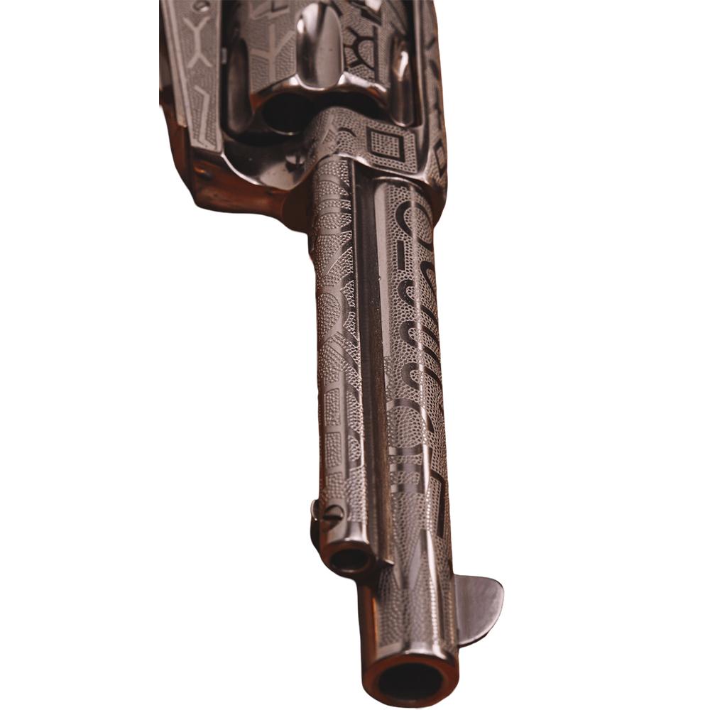 Taylors & Company 1873 Cattle Brand Engraved Handgun .357 Mag 6rd Capacity 5.5" Barrel Stag Grip