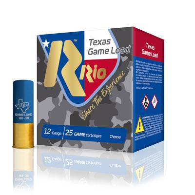 Rio Texas Game Load 36 Shotshells 12 ga 2-3/4" 1-1/4oz 1290 fps #6 25/ct