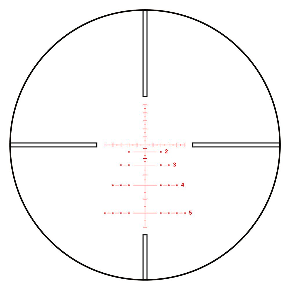 GPO Spectra 6x Rifle Scope 2-12x44i 30mm BRWi Illum. Black