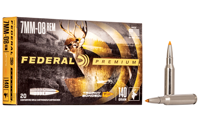Federal Premium Vital-Shok Rifle Ammunition 7mm-08 Rem 140 gr TBT 2800 fps - 20/ct