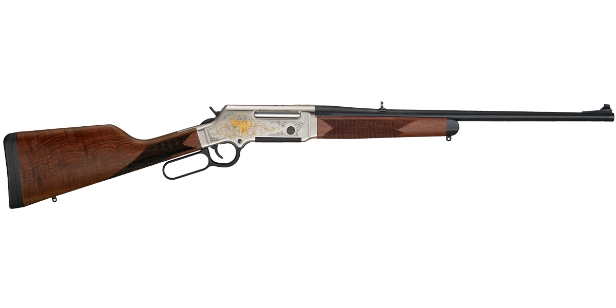 Henry Long Ranger Lever Wildlife Edition 223 Rem/5.56 NATO Rifle 5rd Magazine 20" Barrel Walnut Coyote Engraving
