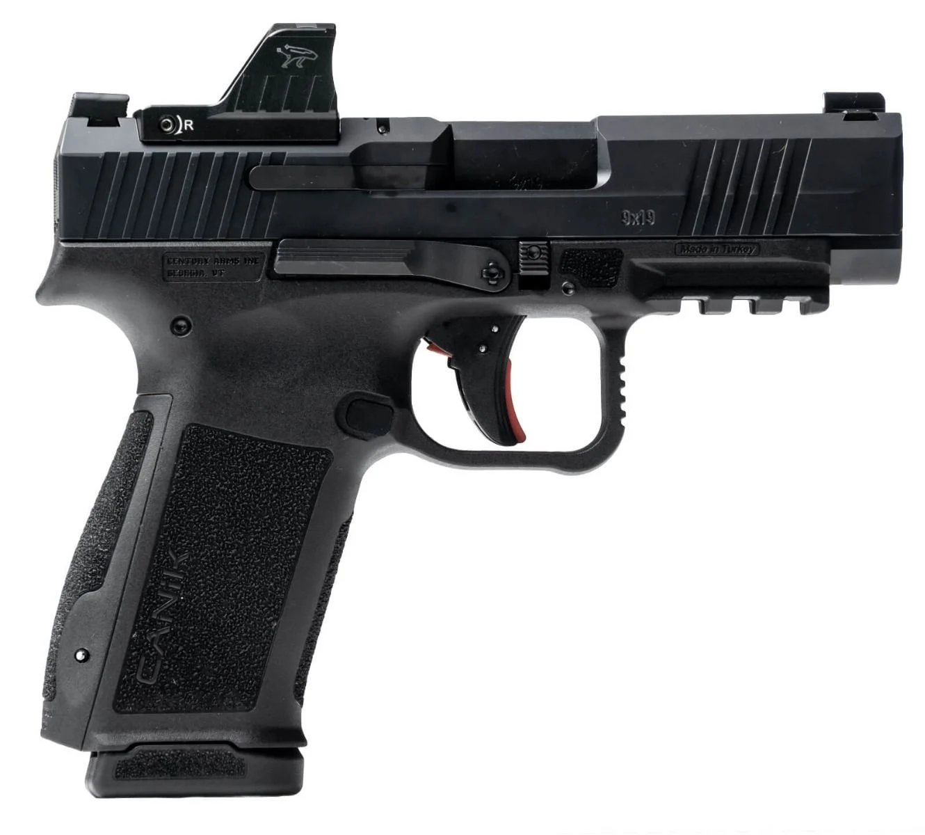 Canik Mete MC9LS Handgun 9mm Luger 17rd Magazines(2) 3.64" Barrel Optic Ready Black w/MeCANiK MO1