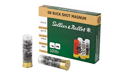 Mag-Tech/Sellier- Bellot Sellier & Bellot Shotgun Ammunition 12 ga 3" 1-7/8 oz 1214 fps #00 10/ct