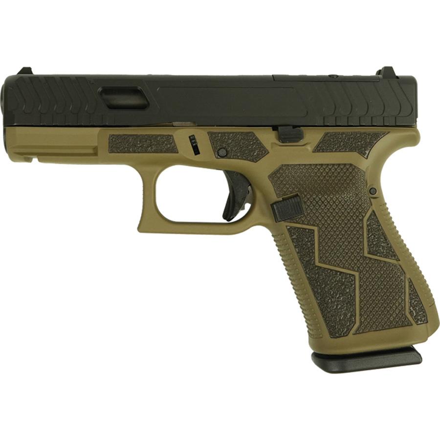 Glock V-Series Model 19 Kavorka Optic Ready & Ported Handgun 9mm Luger 15rd Magazines (3) 4" Ported Barrel FDE Cerakote USA Made
