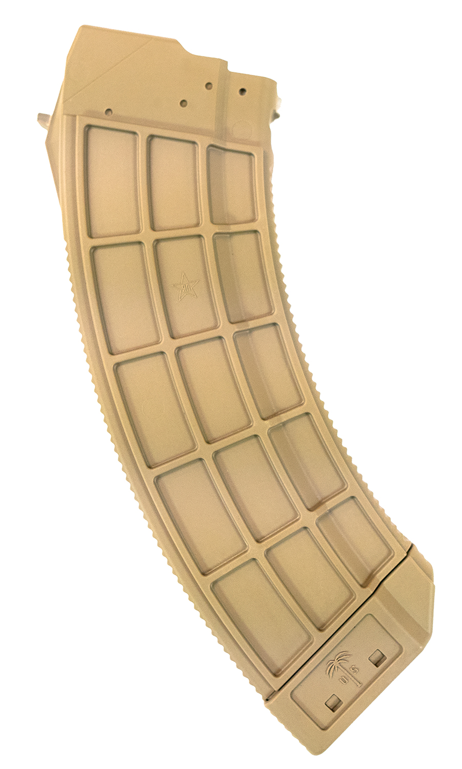 Century Arms US Palm AK30 Magazine w/Steel Latch FDE 7.62x39mm 30/rd