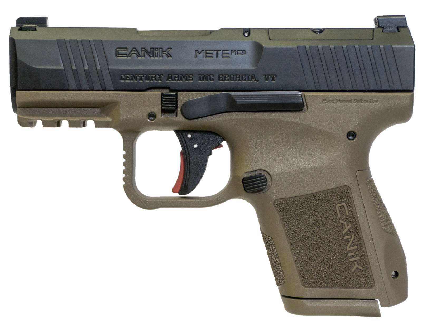 Canik METE MC9 CA Compliant Handgun 9mm Luger 10rd Magazine(2) 3.18" Barrel FDE Frame