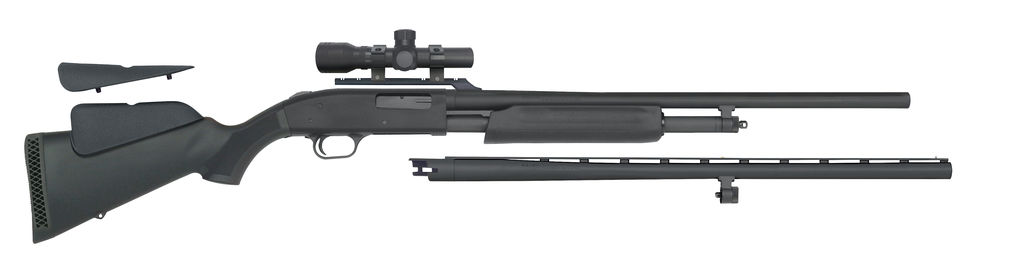 Mossberg 500 Field/Deer Combo Shotgun 20ga 5rd Capacity 24" & 26" Barrels w/2.5x20 Scope