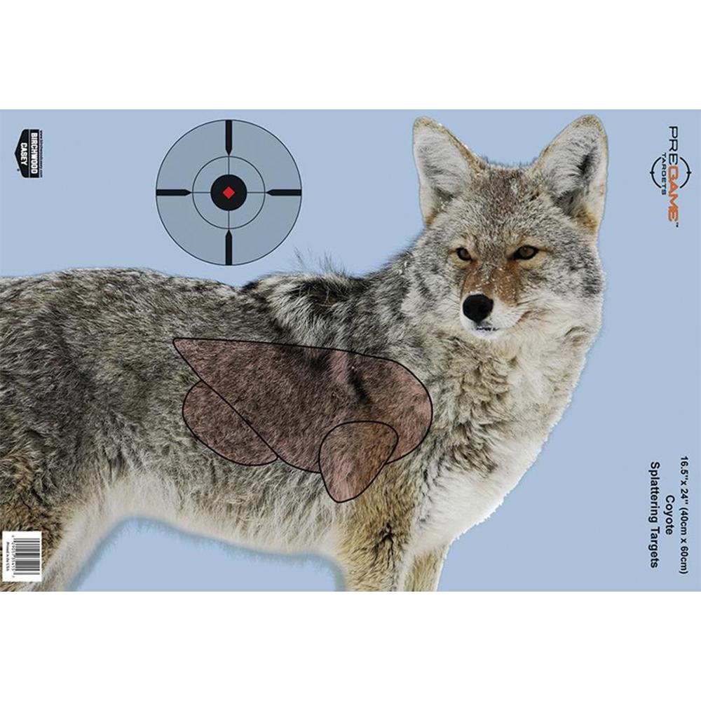 Birchwood Casey Pregame Targets - Coyote 16.5"x24" 3/ct