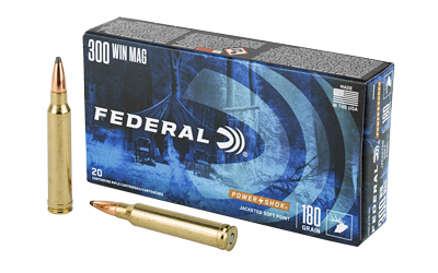 Federal Power-Shok Rifle Ammunition .300 Win Mag 180 gr SP 2960 fps - 20/ct