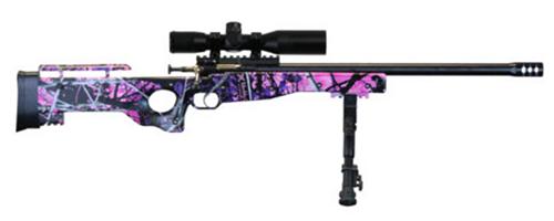 Keystone Sporting Arms Crickett 22 LR Precision Rifle Muddy Girl Complete Package Blued Scope