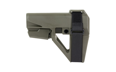 SB Tactical SBA5 Pistol Stabilizing Brace 5-Position Adjustable for AR-15 OD Green