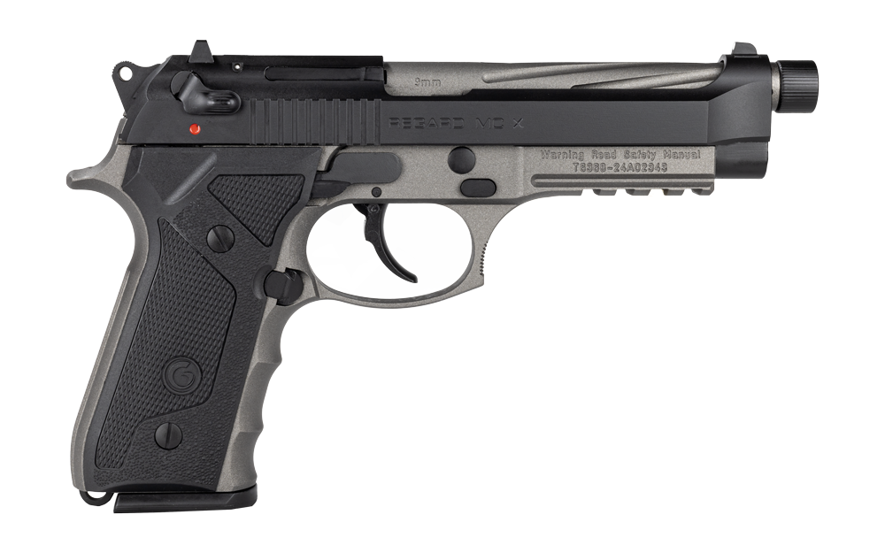 EAA - European American Armory Corp Girsan Regard MC X Handgun 9mm Luger 18rd Magazine 4.9" Barrel Two Tone Tungsten/Black
