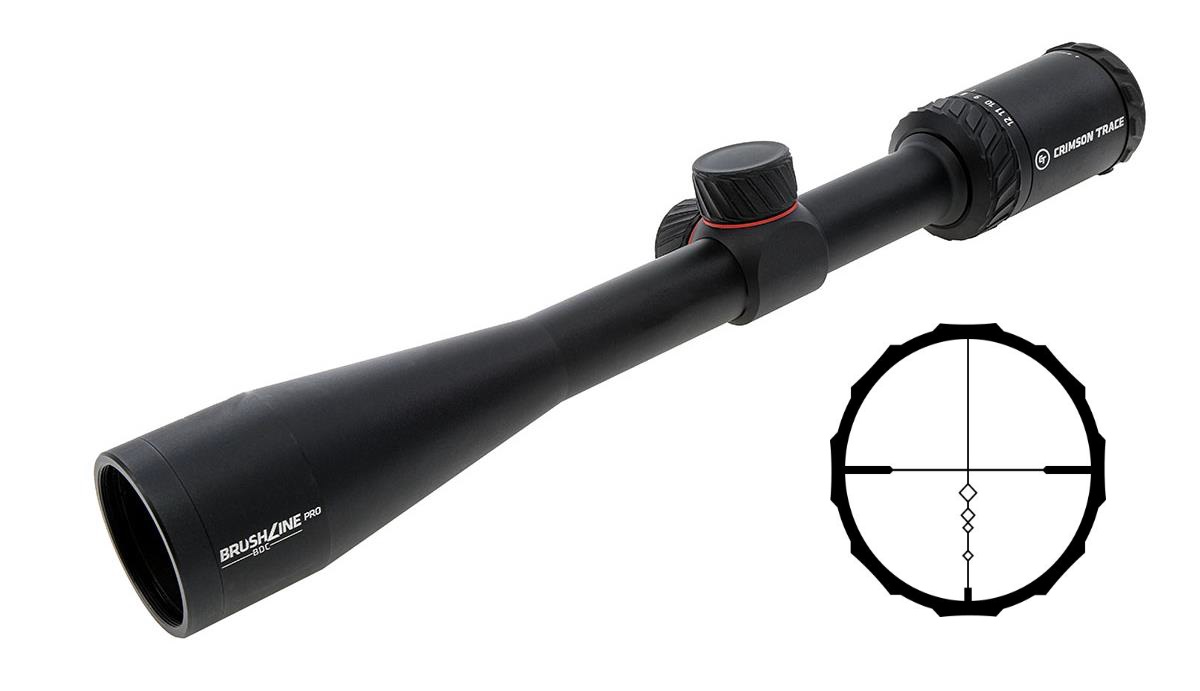 Crimson Trace Brushline Pro Rifle Scope 4-12x40mm BDC PRO