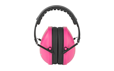 Walker's Small Passive Folding Ear Muffs- Pink 23dB NRR