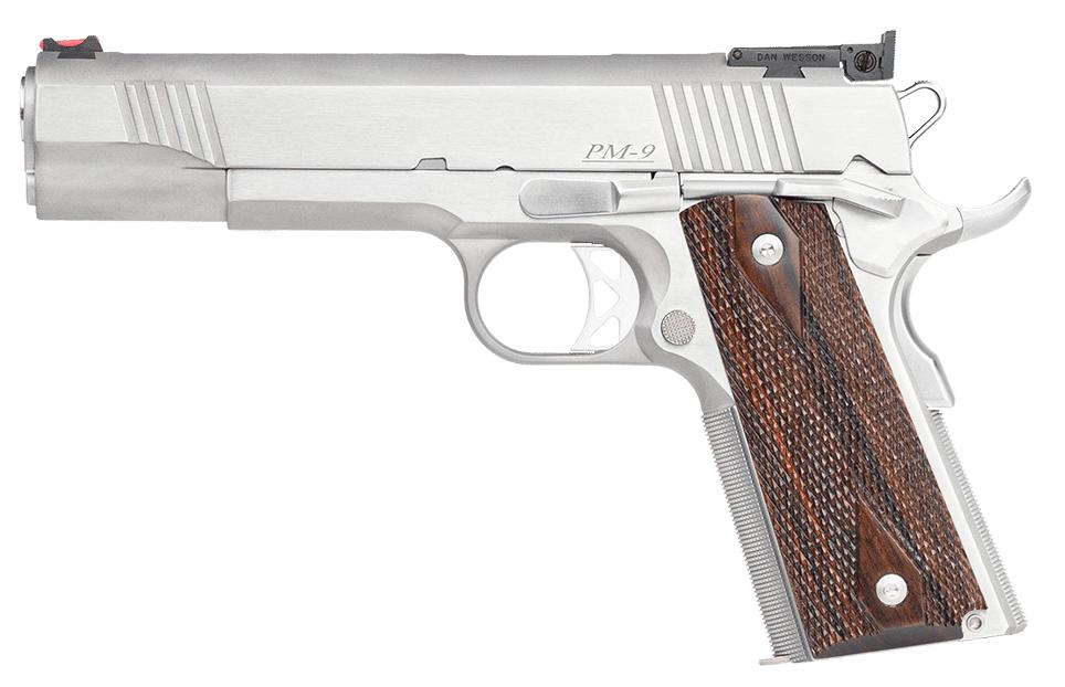 Cz-Usa Firearms Dan Wesson Pointman Nine PM-9 Handgun 9mm Luger 9rd Magazine 5" Barrel Stainless