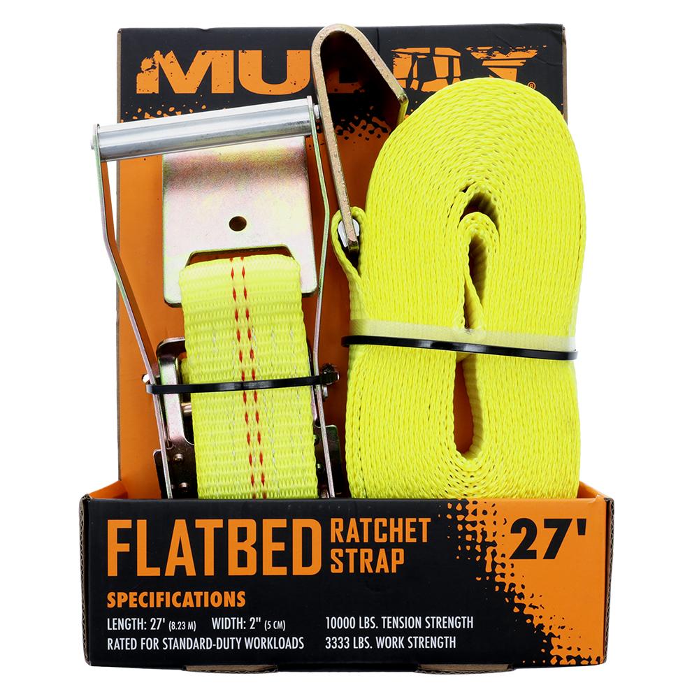 Gsm Muddy Flatbet Ratchet Strap 27 ft